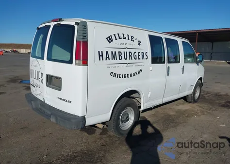 2001 Chevrolet Express from USA, damaged, VIN 1GCHG35R511140368